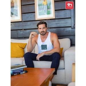 THC IBIZA WH. Maiou pentru bărbati - materiale promoționale personalizate pentru branding și cadouri corporate