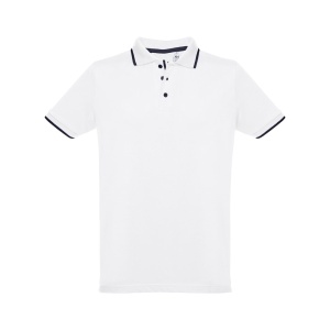 THC ROME WH. Tricou polo slim fit bărbați