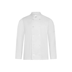 VL BACO. Haină de bucătărie cu mâneci lungi (190 g/m2)