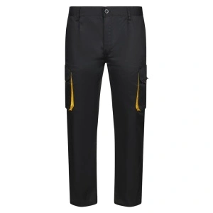VL HYPNOS. Pantaloni de twill cu buzunare multiple în două tonuri (200g/m²), din bumbac (35%) și poliester (65%)
