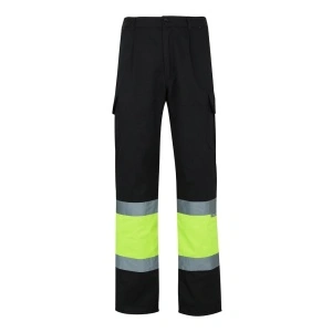 VL POSEIDON LARGE. Pantaloni din twill cu buzunare multiple în două tonuri (210g/m²), din bumbac (20%) și poliester (80%)