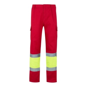 VL POSEIDON. Pantaloni din twill bicolor cu buzunare multiple (210 g/m²), din bumbac (20%) și poliester (80%) - Img 3