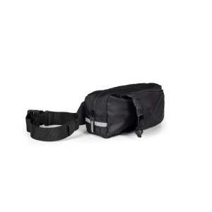 DELFOS POUCH SHINY. Geantă de talie 300D (finisaj lucios) cu poliester reciclat și 600D cupoliester reciclat cu elemente reflectorizante