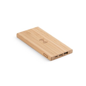 FITCH. Baterie portabilă cu încărcare wireless 5'000mAh - materiale promoționale personalizate pentru branding și cadouri corporate