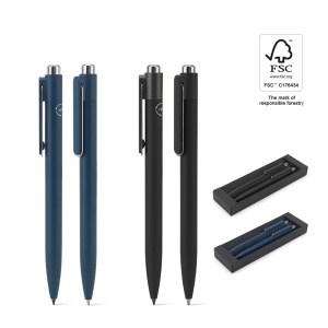 KYLIE SET. Set format dintr-un pix și un stilou fără cerneală, ambele din aluminiu (94% reciclat) - Img 3