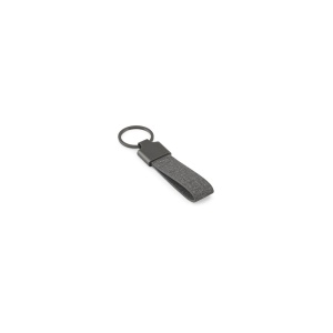 RAVEN. Breloc de formă dreptunghiulară realizat din metal și pet reciclat (30% reciclat) – fotografie produs 2