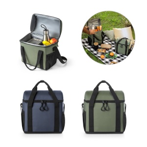 ROMA M. Geantă frigorifică căptușită din rPET 600D și ripstop 600D - materiale promoționale personalizate pentru branding și cadouri corporate