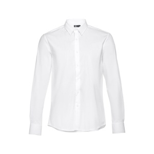 THC PARIS WH. Cămașă de poplin bărbați - materiale promoționale personalizate pentru branding și cadouri corporate