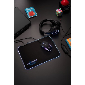 THORNE MOUSEPAD RGB. Mousepad cu bază de cauciuc - materiale promoționale personalizate pentru branding și cadouri corporate