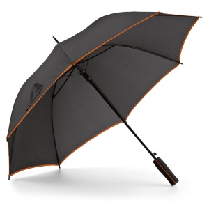 Umbrelă Personalizată Jenna - Automată cu Mâner EVA și Detalii de Contrast - materiale promoționale personalizate pentru branding și cadouri corporate