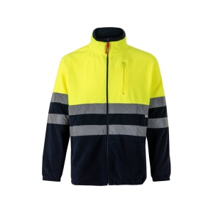 VL EROS LARGE. Jachetă fleece în două tonuri (280g/m²), din poliester (100%) – fotografie produs 8