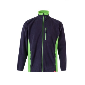 VL GERAS. Jachetă fleece bicoloră (220g/m²) din poliester (100%) – fotografie produs 5