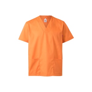 VL ILLAPA. Tunică din twill (190g/m²) cu mâneci scurte, din poliester (65%) și bumbac (35%)