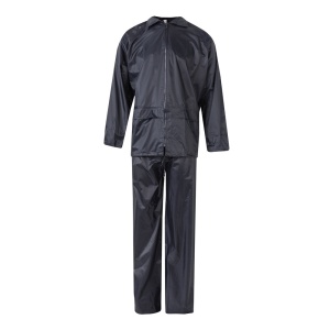 VL SEDNA. Costum de ploaie (225g/m²), din două piese, din poliester (100%) cu înveliș din PVC