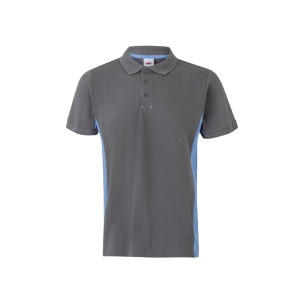 VL SUPAY. Tricou polo piqué bicolor (180g/m²), cu mânecă scurtă, din bumbac (60%) și poliester (40%) – fotografie produs 7