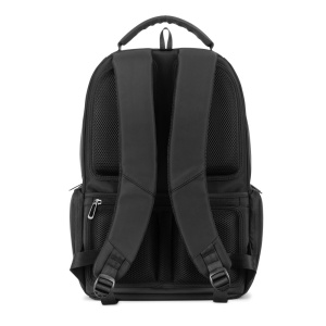 BOSTON SOLID. Rucsac pentru laptop (17") din nailon 150D cu 2 compartimente căptușite