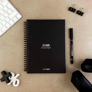 STARTER KIT INFINITE PLANNER A5. Setul include un "Jurnal infinit", kit de curățare, marker și suport pentru marker - Img 4