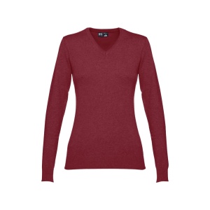 THC MILAN WOMEN. Pulover decolteu V dame - materiale promoționale personalizate pentru branding și cadouri corporate