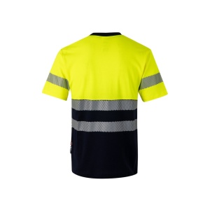 VL BASTET. Tricou piqué bicolor (150 g/m²), din bumbac (55%) și poliester (45%) - Img 5