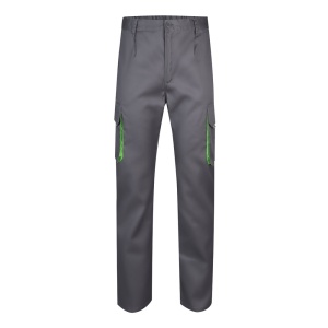 VL HYPNOS. Pantaloni de twill cu buzunare multiple în două tonuri (200g/m²), din bumbac (35%) și poliester (65%)