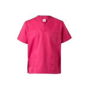 VL ILLAPA. Tunică din twill (190g/m²) cu mâneci scurte, din poliester (65%) și bumbac (35%)