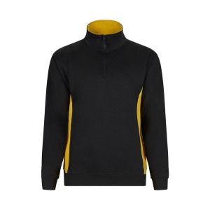 VL SVAROG. Hanorac bicolor din terry (260 g/m²), din poliester (65%) și bumbac (35%)