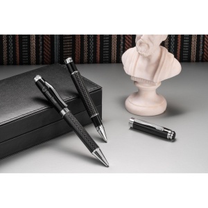 CHESS. Set roler si pix în metal și fibră de carbon - materiale promoționale personalizate pentru branding și cadouri corporate