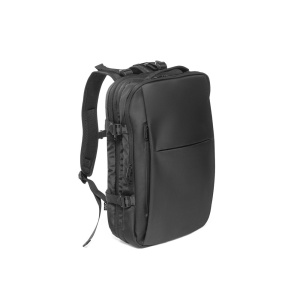 DALLAS. Rucsac de călătorie din poliester 600D reciclat de înaltă densitate pentru laptop de 17.3” - materiale promoționale personalizate pentru branding și cadouri corporate