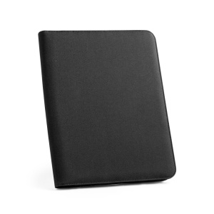 EMERGE FOLDER II. Mapa 300 D poliester reciclat (100% rPET) A4 cu fermoar