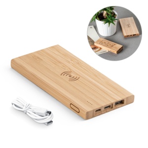 FITCH - Baterie Portabilă 5.000 mAh cu Încărcare Wireless Personalizată