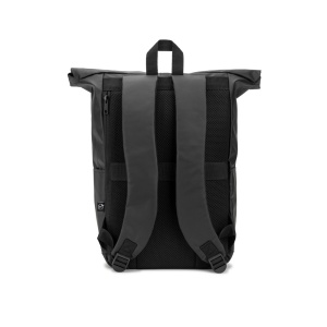 OSASCO BPACK. Rucsac Roll Top cu un design cu sistem de fermoare care permite rularea vârfului pentru a se potrivi cu volumul rucsacului, fabricat din poliester reciclat 600D - Img 6
