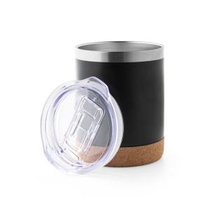 Pahar de Călătorie Personalizat SOLBERG TUMBLER - Oțel Inoxidabil 400 mL cu Bază din Plută - materiale promoționale personalizate pentru branding și cadouri corporate