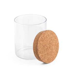 SPICE 700. Sticlă borosilicată cu capac din plută 700 mL - Img 1