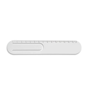 STEPHENIE. Rigla de 15 cm cu clip - materiale promoționale personalizate pentru branding și cadouri corporate