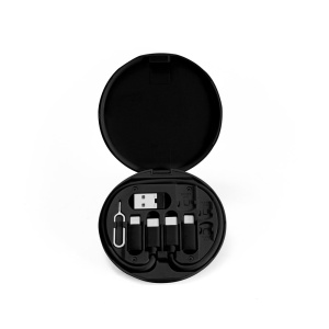 SYSTROM. Set de cablu și adaptor pentru încărcare ultrarapidă ABS 100% reciclat (100% rABS) – fotografie produs 2