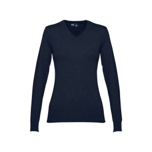 THC MILAN WOMEN. Pulover decolteu V dame - materiale promoționale personalizate pentru branding și cadouri corporate