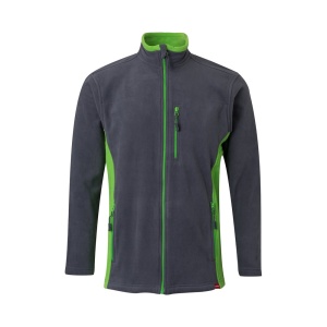 VL GERAS. Jachetă fleece bicoloră (220g/m²) din poliester (100%)
