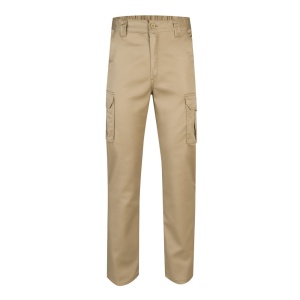 VL PAN. Pantaloni stretch cu buzunare multiple (290 g/m²), din bumbac (46%), EME (38%) și poliester (16%)