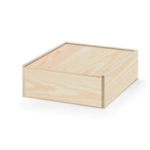 BOXIE WOOD L. Cutie de lemn - materiale promoționale personalizate pentru branding și cadouri corporate