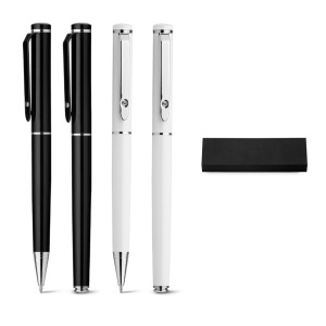 CALIOPE SET. Set roler si pix în metal - materiale promoționale personalizate pentru branding și cadouri corporate