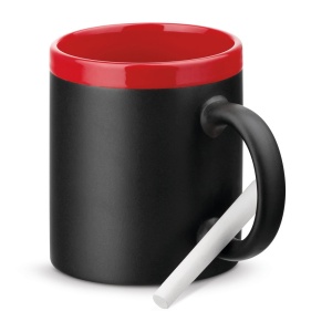 Cană Personalizată CHALKIE - Ceramică 360 mL cu Finisaj de Ardezie