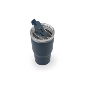 JOYNER M. Pahar de călătorie compact din oțel inoxidabil (91% reciclat) cu perete dublu izolat în vid și finisaj