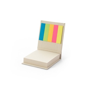 KAIRON. Set de birou 2 în 1, fabricat din hârtie 100% reciclată, cu 6 blocuri de notițe adezive - Img 4