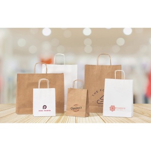 LEIA. Punga de hârtie kraft - materiale promoționale personalizate pentru branding și cadouri corporate
