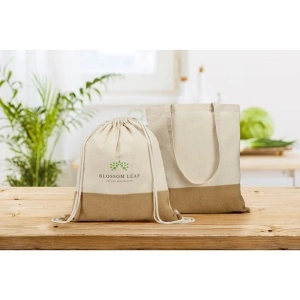 SABLON. Rucsac cu snur 100% bumbac – fotografie produs 4