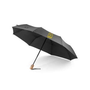 Umbrelă Personalizată River - Pliabilă din rPET, Rezistentă la Vânt cu Deschidere și Închidere Automată - materiale promoționale personalizate pentru branding și cadouri corporate