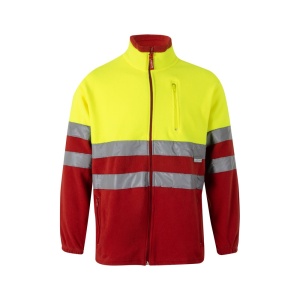 VL EROS LARGE. Jachetă fleece în două tonuri (280g/m²), din poliester (100%) – fotografie produs 7