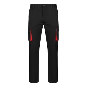 VL FIDES. Pantaloni extensibili cu buzunare multiple (240g/m²), în două tonuri, din bumbac (46%), EME (38%) și – fotografie produs 6