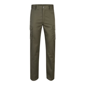 VL LUGH. Pantaloni stretch cu buzunare multiple (240 g/m²), din bumbac (46%), EME (38%) și poliester (16%) – fotografie produs 2