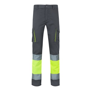 VL ZEUS LARGE. Pantaloni elastici cu buzunare multiple, în două tonuri (240 g/m²), din bumbac (46%), EME (38%) și poliester (16%) - Img 2